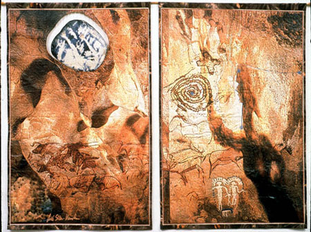 Cave Wall IV: Herd Diptych
